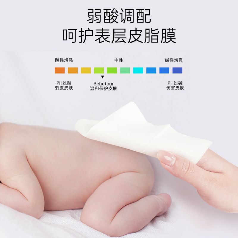 Bebetour Alice Series Baby Hand & Mouth Wipes 70pcs
